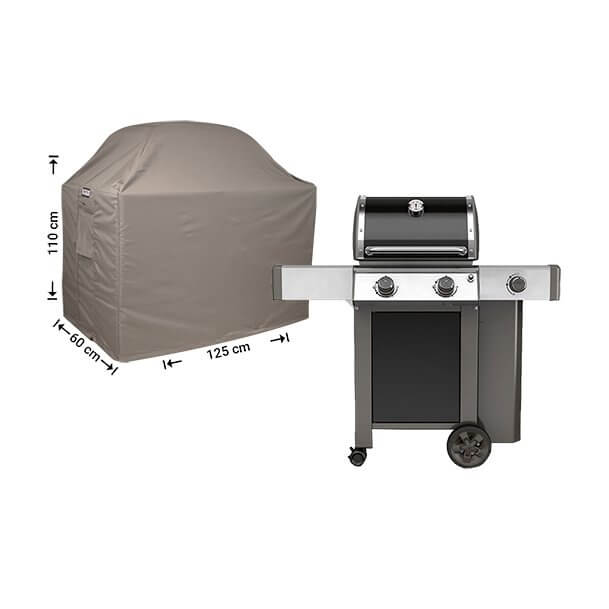 RBBQ125juVlezkYRASPZ Haveovertræktil lille grill 125 x 60 H: 110/100 cm