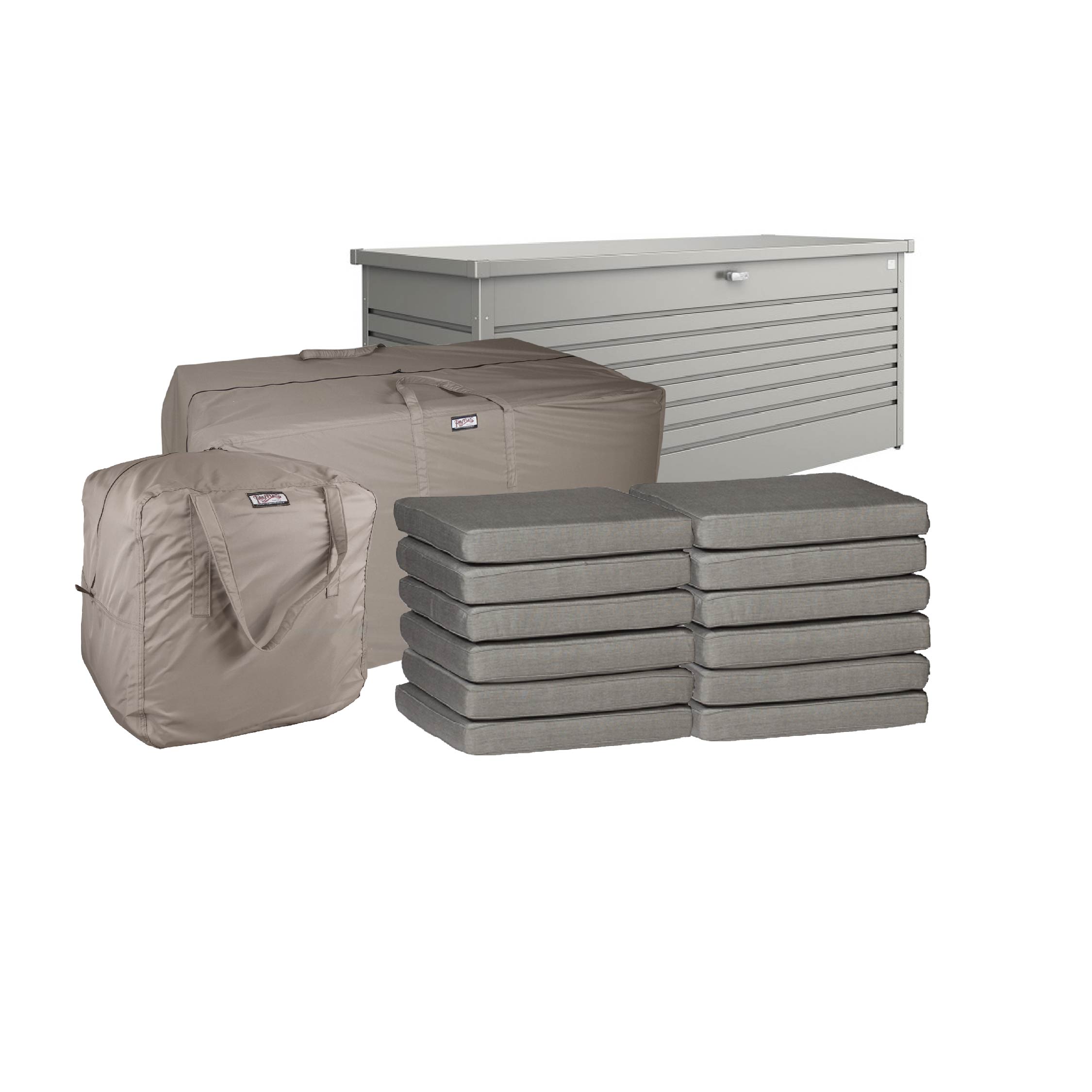 Opbevaring af loungehynder  Opbevaring af loungehynder