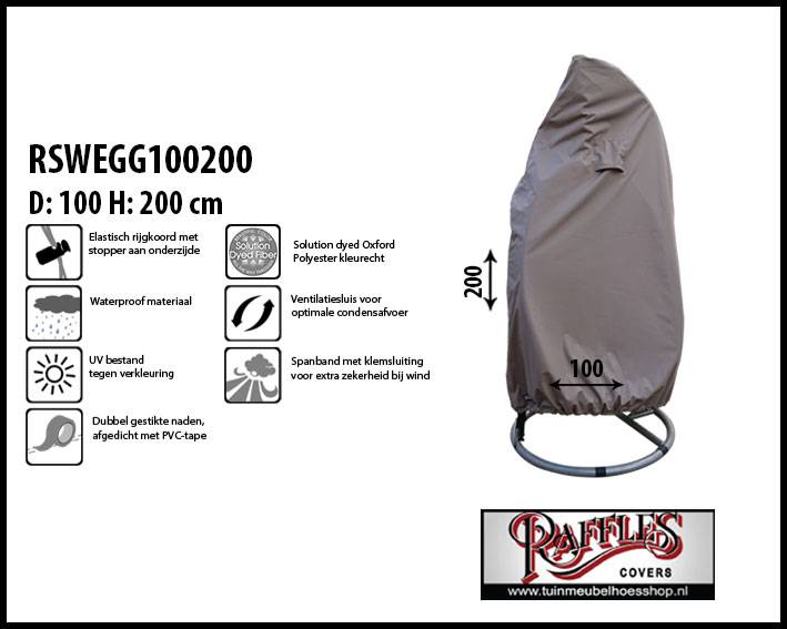 rswegg200100-swing-egg-hoes-hang-stoel-cover-ei-pa Overtræk til Hængestol ⌀ 100 H: 200 cm