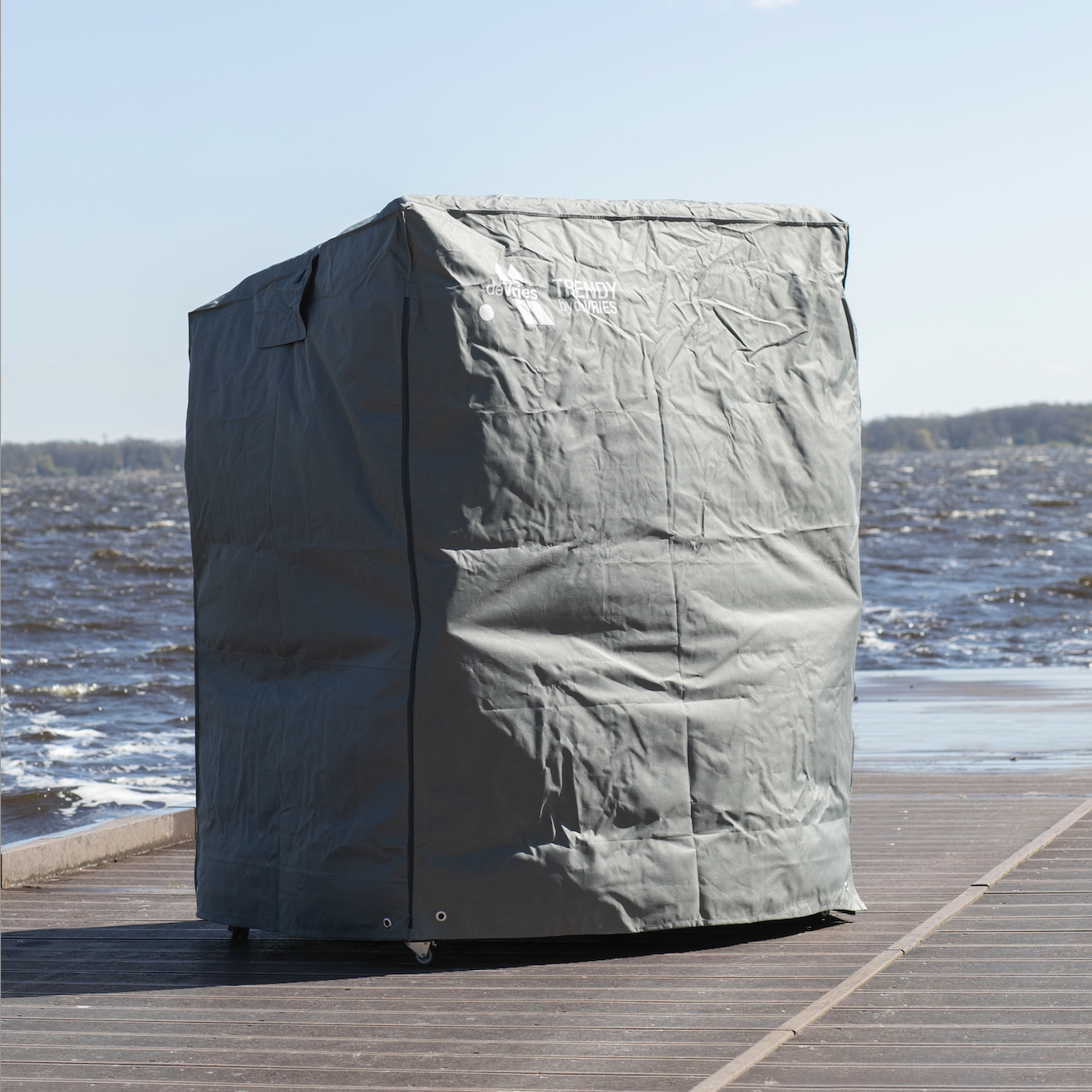 Strandkurvovertræk 152 x 95 H: 165 / 140 cm deVries Classic XXL Strandkurvovertræk 152 x 95 H: 165 / 140 cm deVries Classic XXL