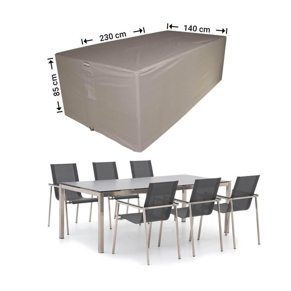 rds230140-complete19ak3guFALqa2 Rektangulær overtræktil havemøbler 230 x 140 H: 85 cm