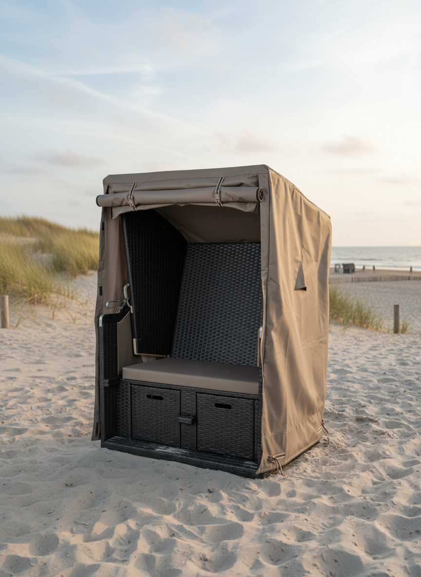 Overtræk til strandkurv 150 x 100 H: 175 / 150 cm