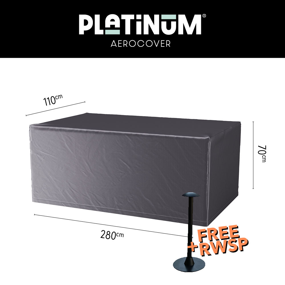 Cover til et havebord 280 x 110 H: 70 cm Cover til et havebord 280 x 110 H: 70 cm