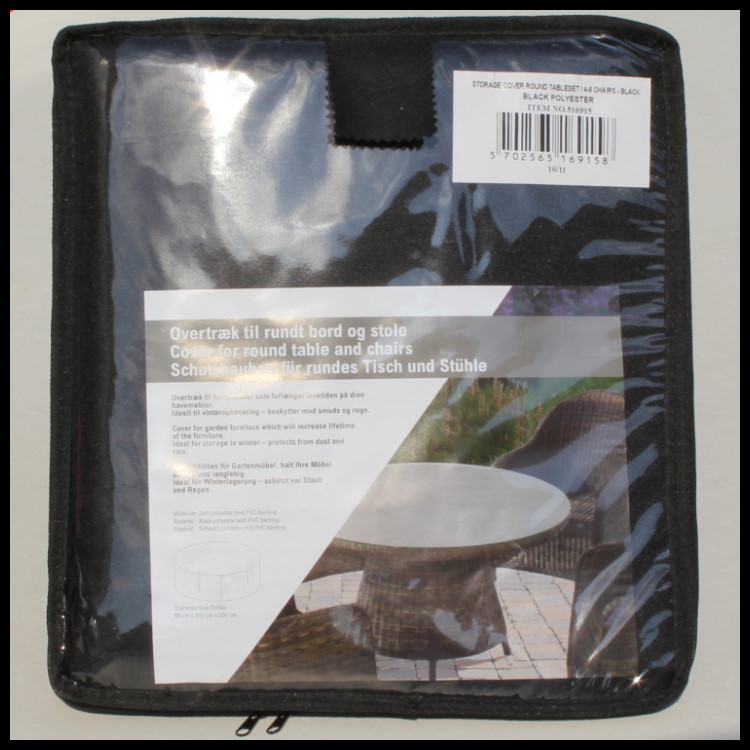 Rundt havemøbler overtræk ⌀: 200 cm H: 88 cm