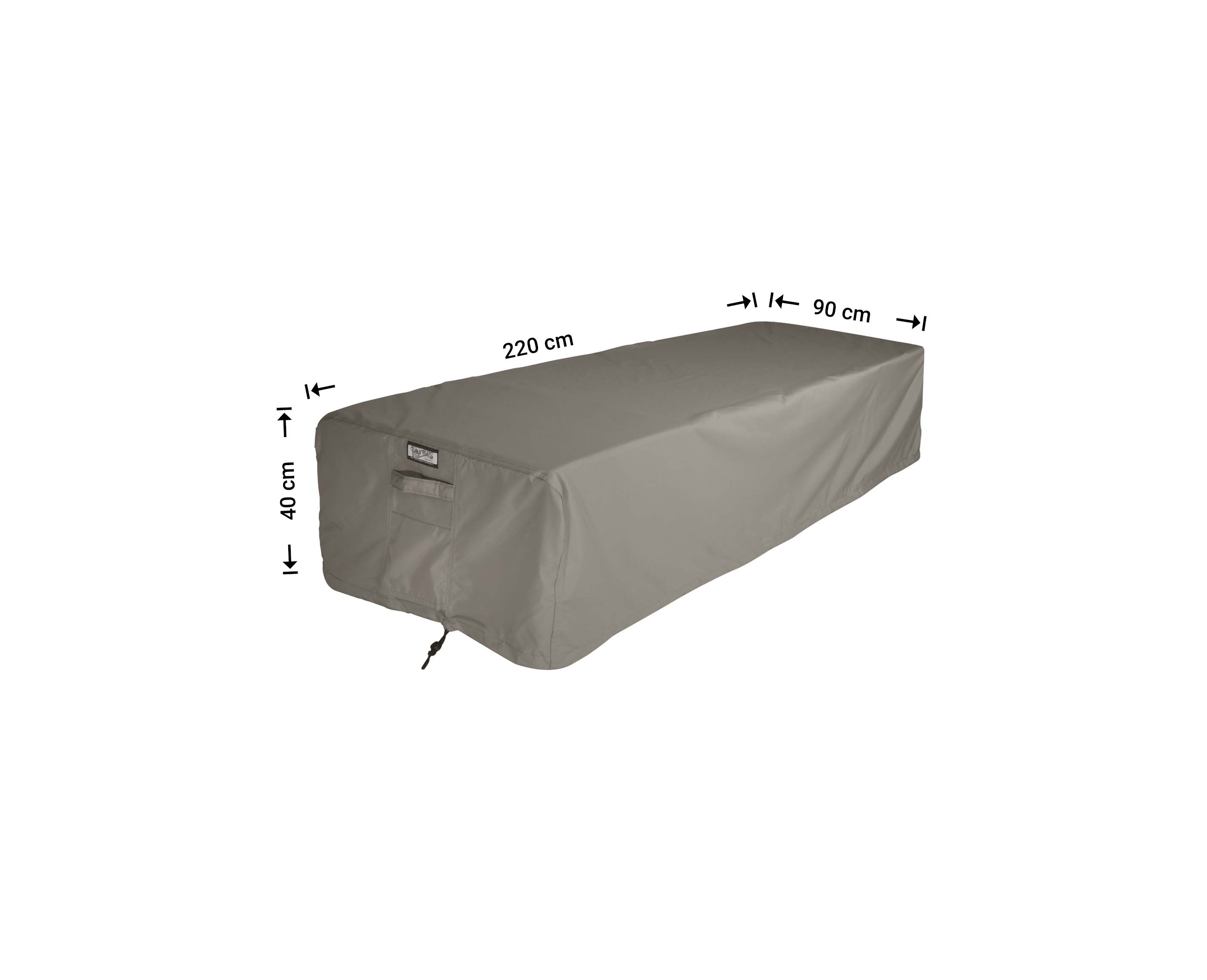 Overtræk til solvogn XL 220 x 90 H: 40 cm Overtræk til solvogn XL 220 x 90 H: 40 cm