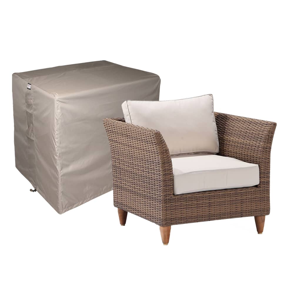 Hoes voor kleine lounge stoel 80 x 70 H: 75 cm