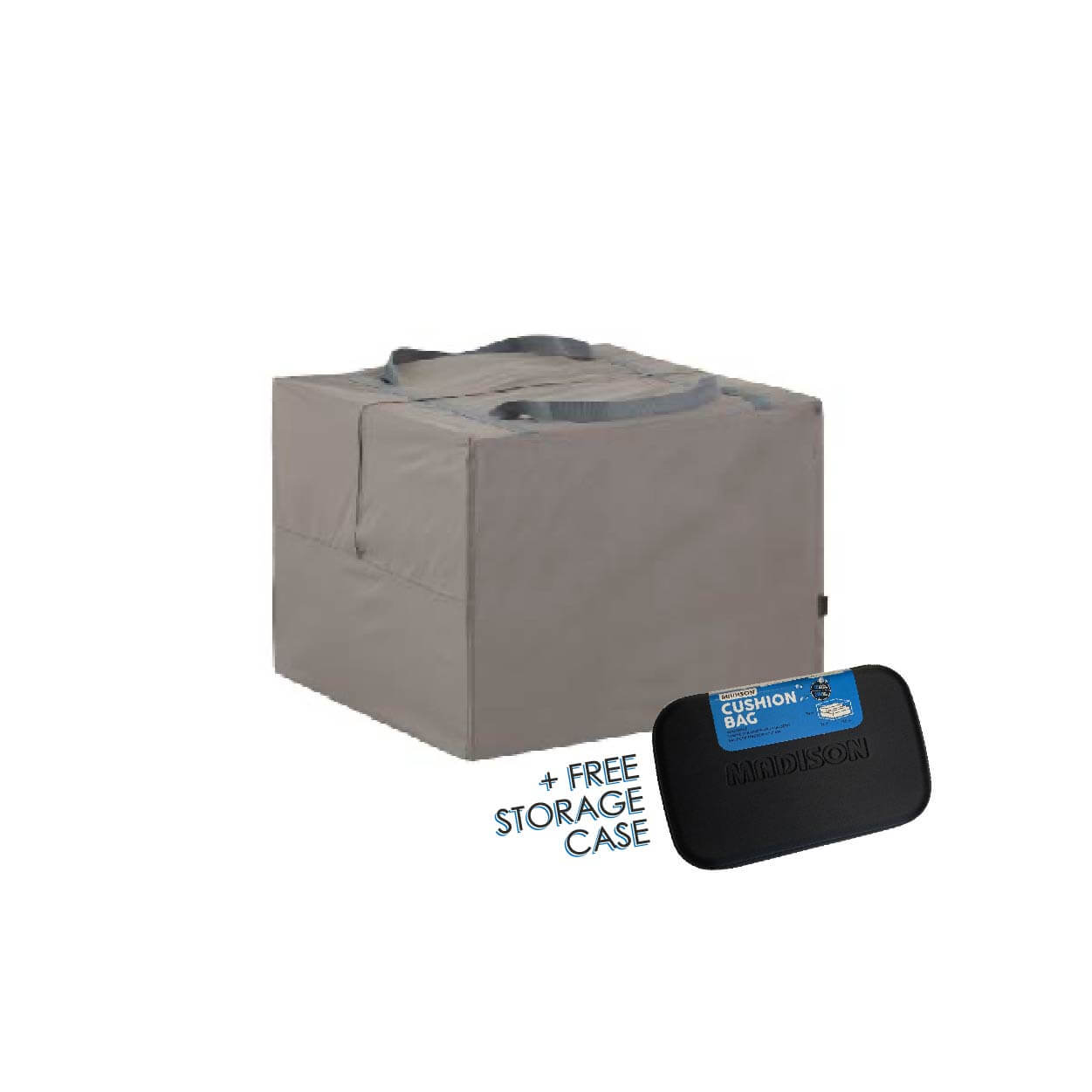Storage bag for outdoor cushions 80 x 80 H: 60 cm