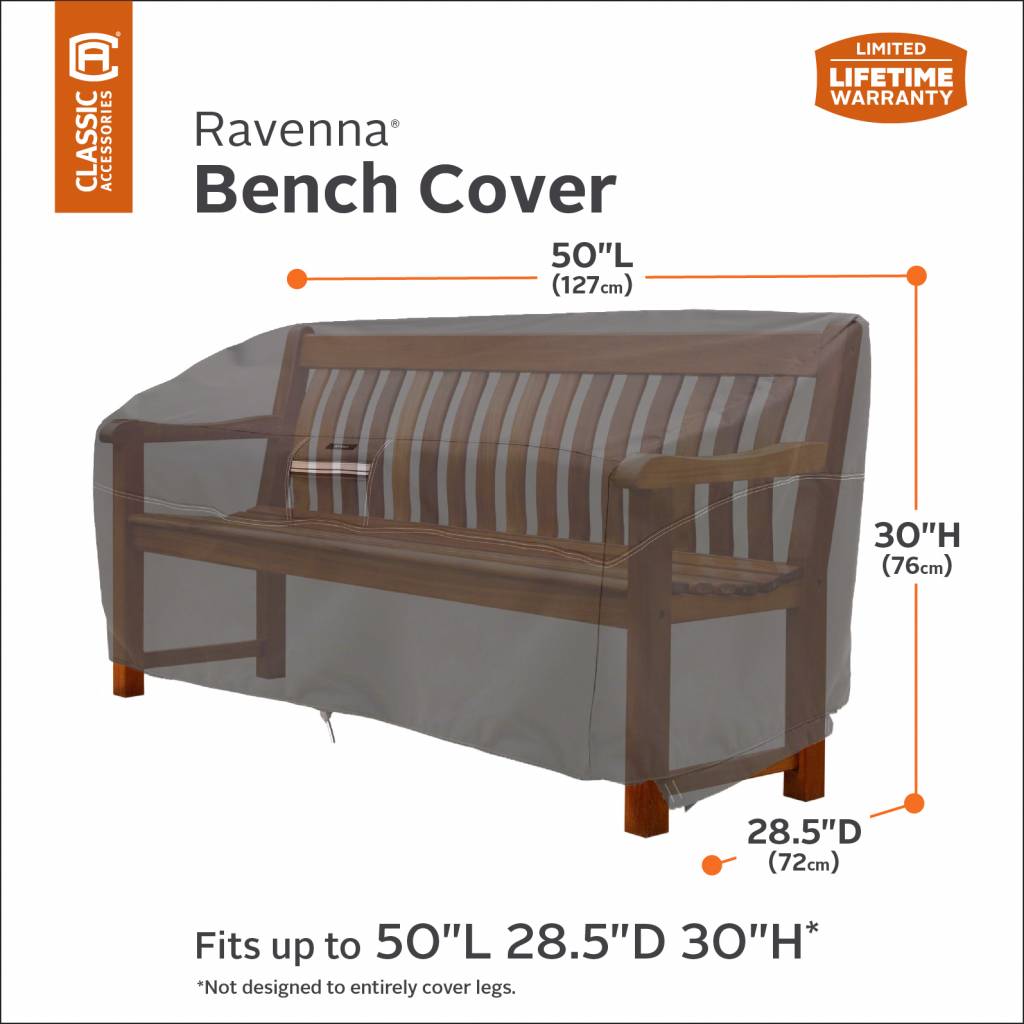55-164-015101-hoes-voor-tuin-bank Have sofa overtræk 127 x 72 H: 76 cm