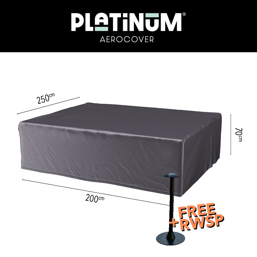 Overtræk til firkantet loungesæt 250 x 200 H: 70 cm Overtræk til firkantet loungesæt 250 x 200 H: 70 cm