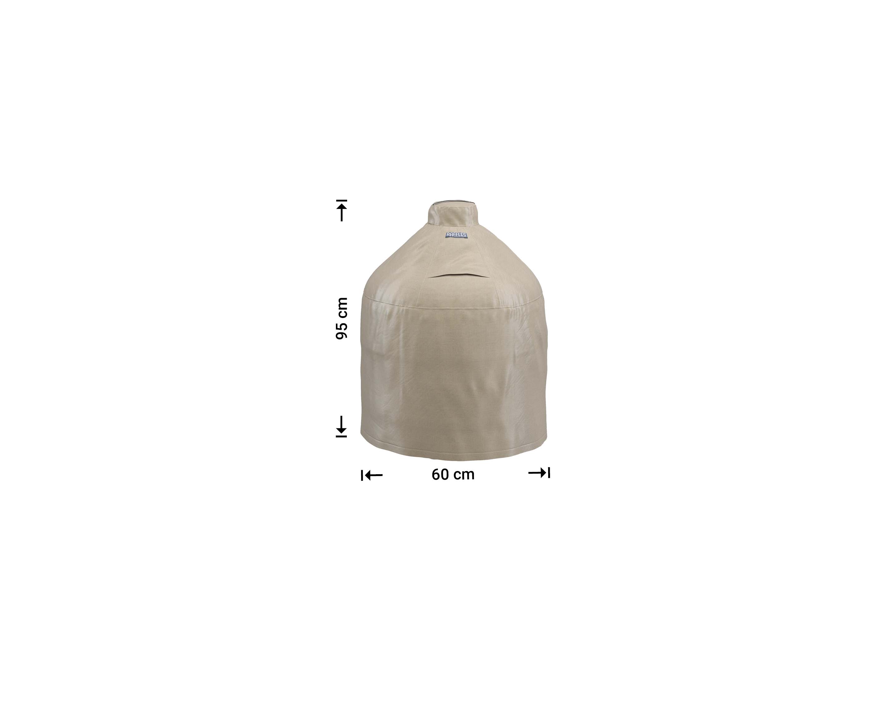 Overtræk, diameter 60 cm til Big Green Egg Medium eller Kamado