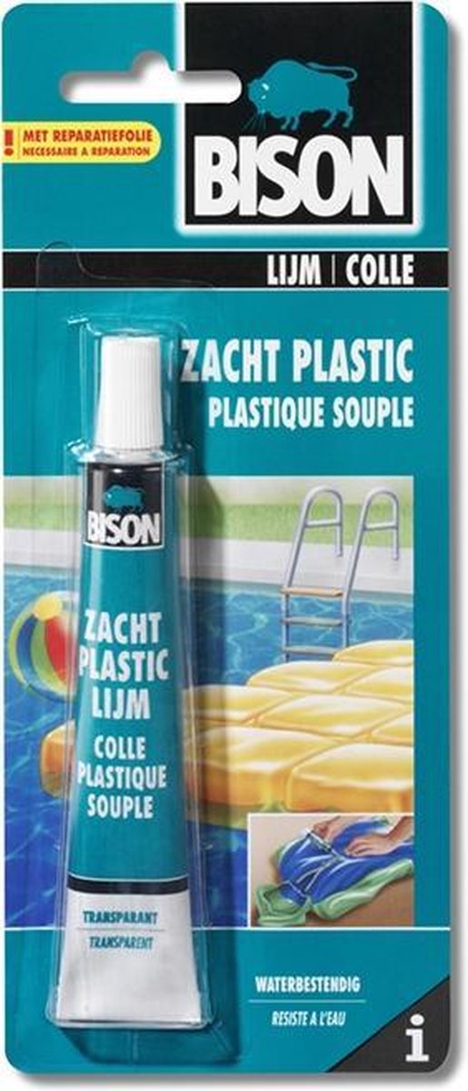 Bison Blød Plastlim reparation af overtræk