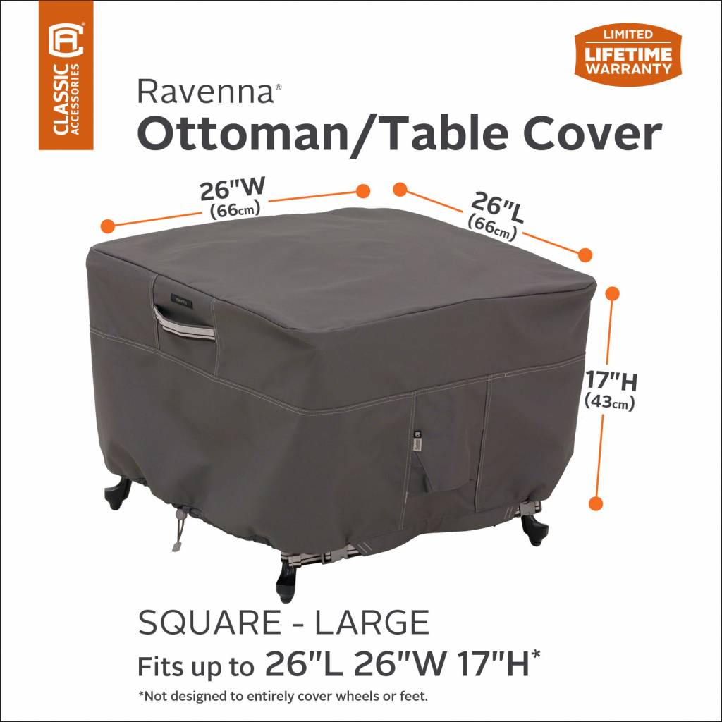 55-169-045101-hoes-voor-hocker-66-x-66-h-43-cm Overtræk til havefodskammel 66 x 66 H: 43 cm