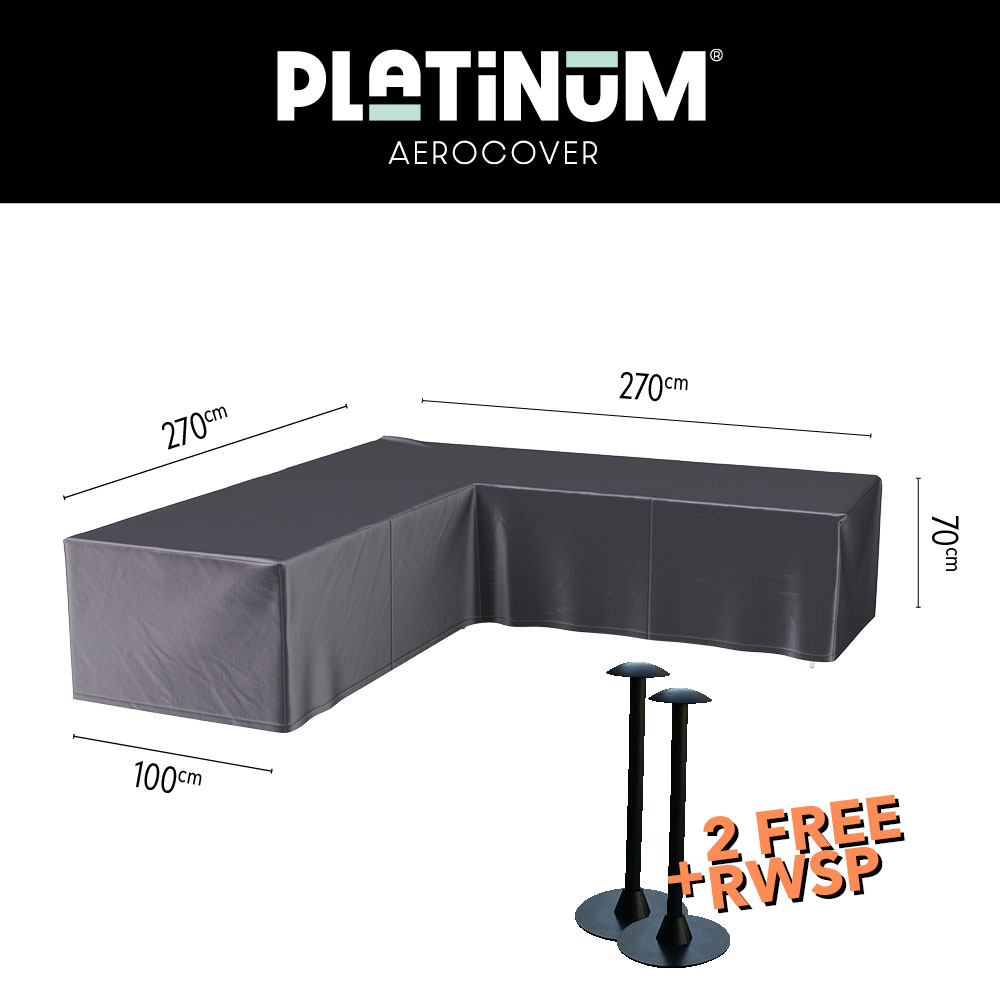 Overtræk til L formet loungesæt 270 x 270 H: 70 cm Overtræk til L formet loungesæt 270 x 270 H: 70 cm