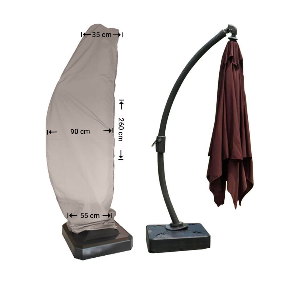 RUC260-completeoNYsvEZeoh9iW Grote zweefparasol hoes H: 260 cm