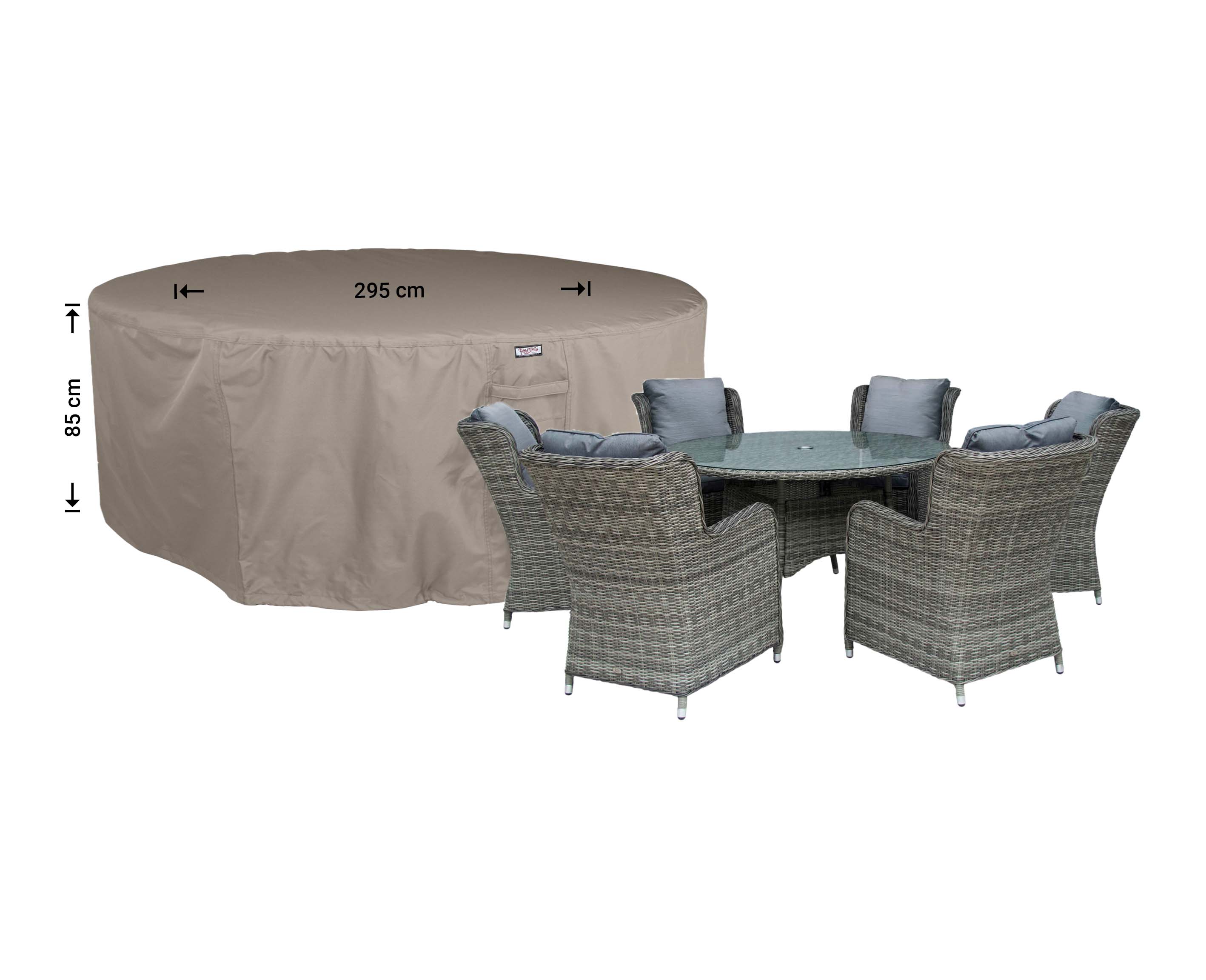 RDSR295_8720726723824 Ronde sethoes Ø 295 H: 85 cm