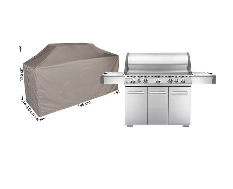RBBQ195bEfmvobBefu15 Afdækning til grill 195 x 80 H: 125/115 cm