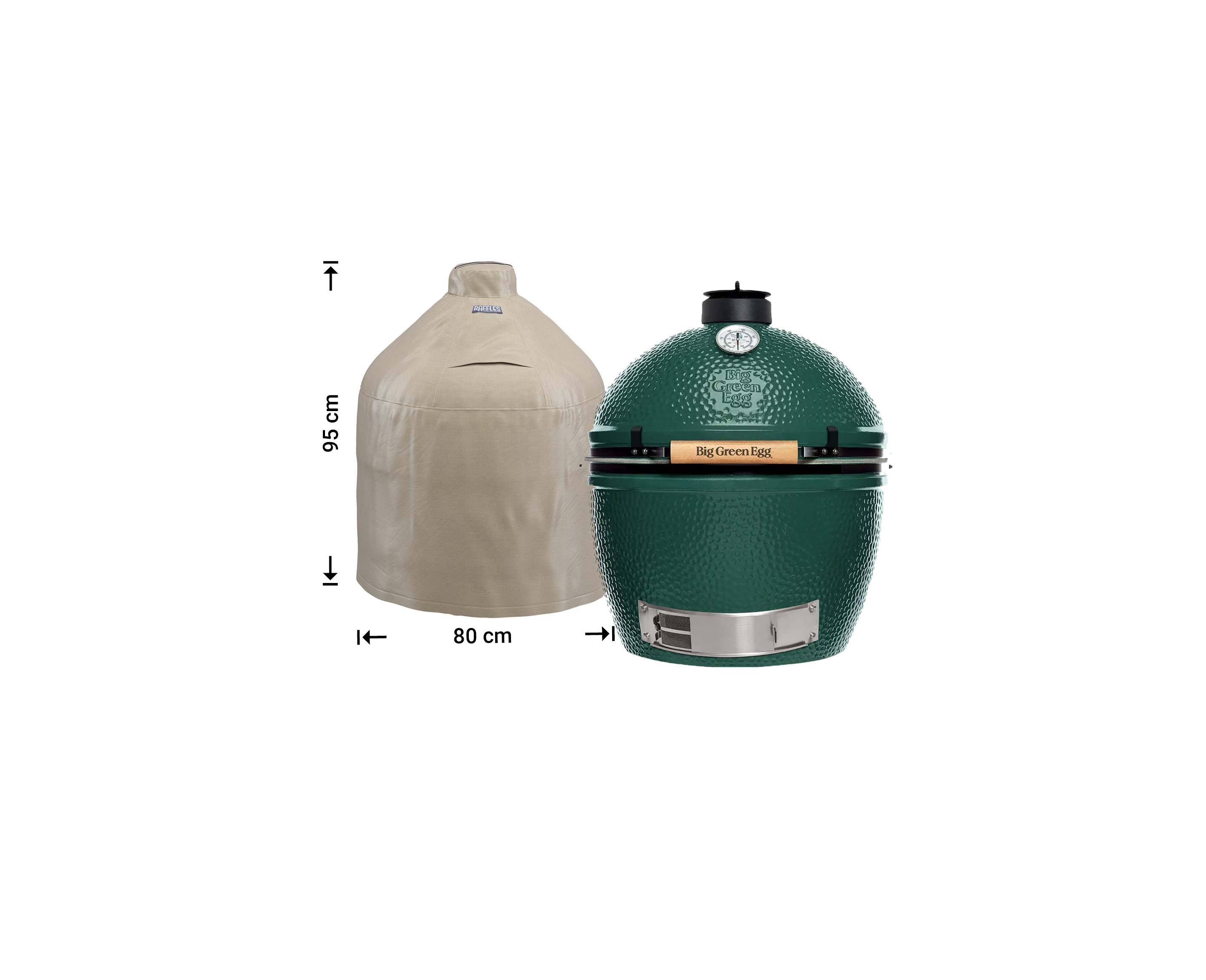 Kamado-betræk Ø: 80 H: 95 cm, Big Green Egg Large og XLarge Kamado-betræk Ø: 80 H: 95 cm, Big Green Egg Large og XLarge