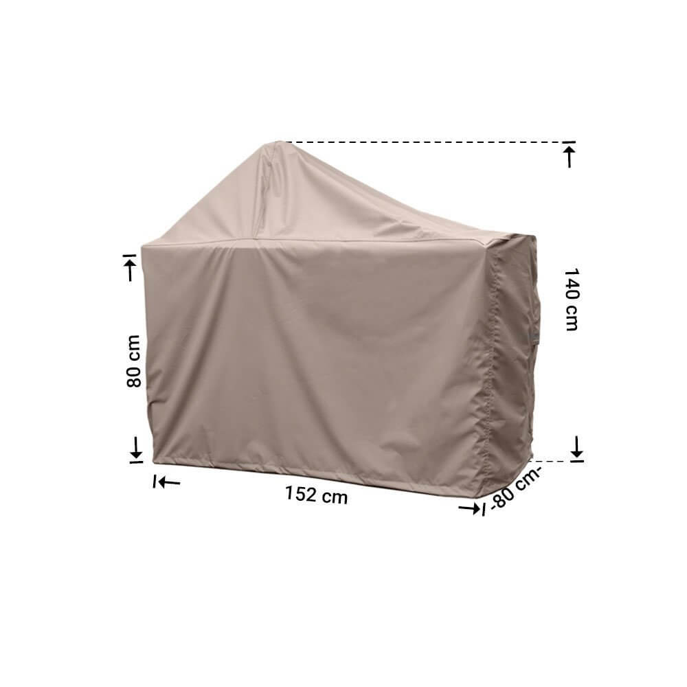 rbge152Nxd65BW04L0Km1dvEzznZjru70 Haveovertræktil Big Green Egg grill 152 x 80 H: 80/140 cm