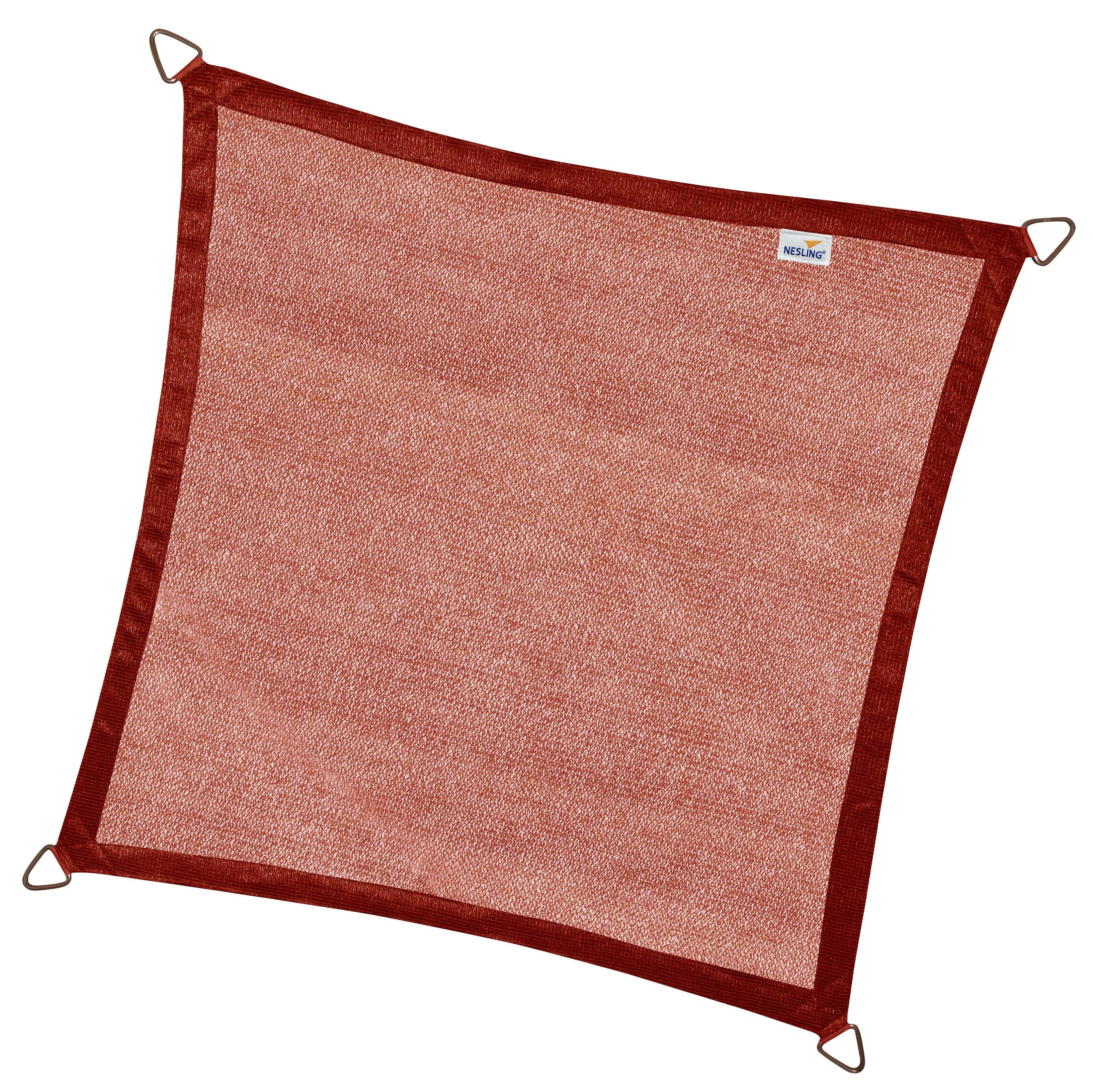 N504_082_43-schaduwdoek-Coolfit-vierkant-3-6x3-6x3-6x3-6-terracotta-8717677460076 Schaduwdoek van 5,0m Nesling - terracotta
