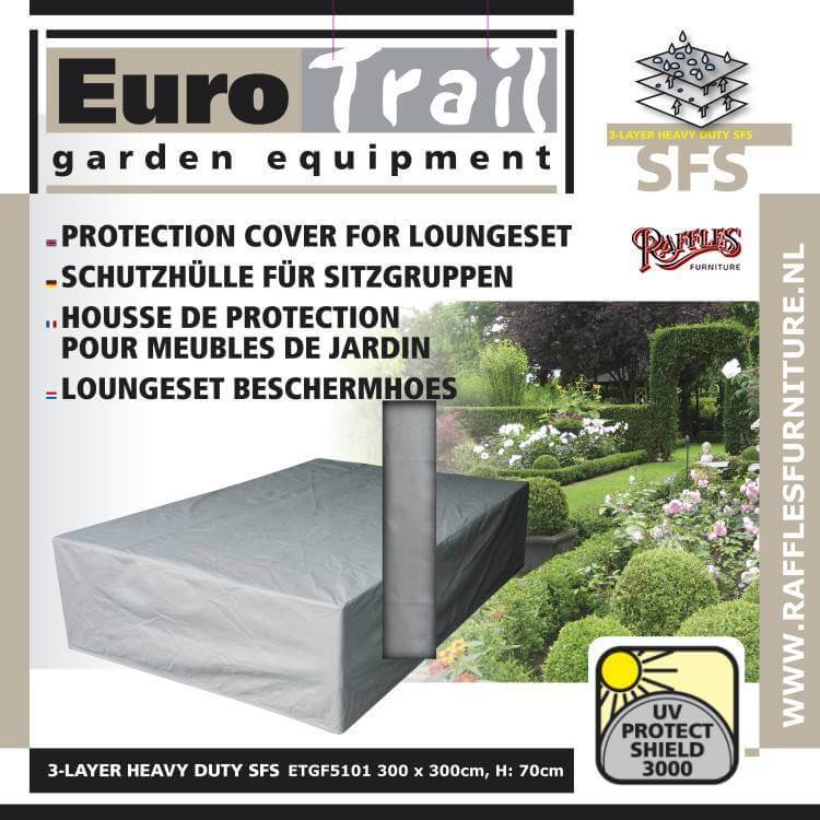 Eurotrail beschermhoes 255 x 255 H: 70 cm