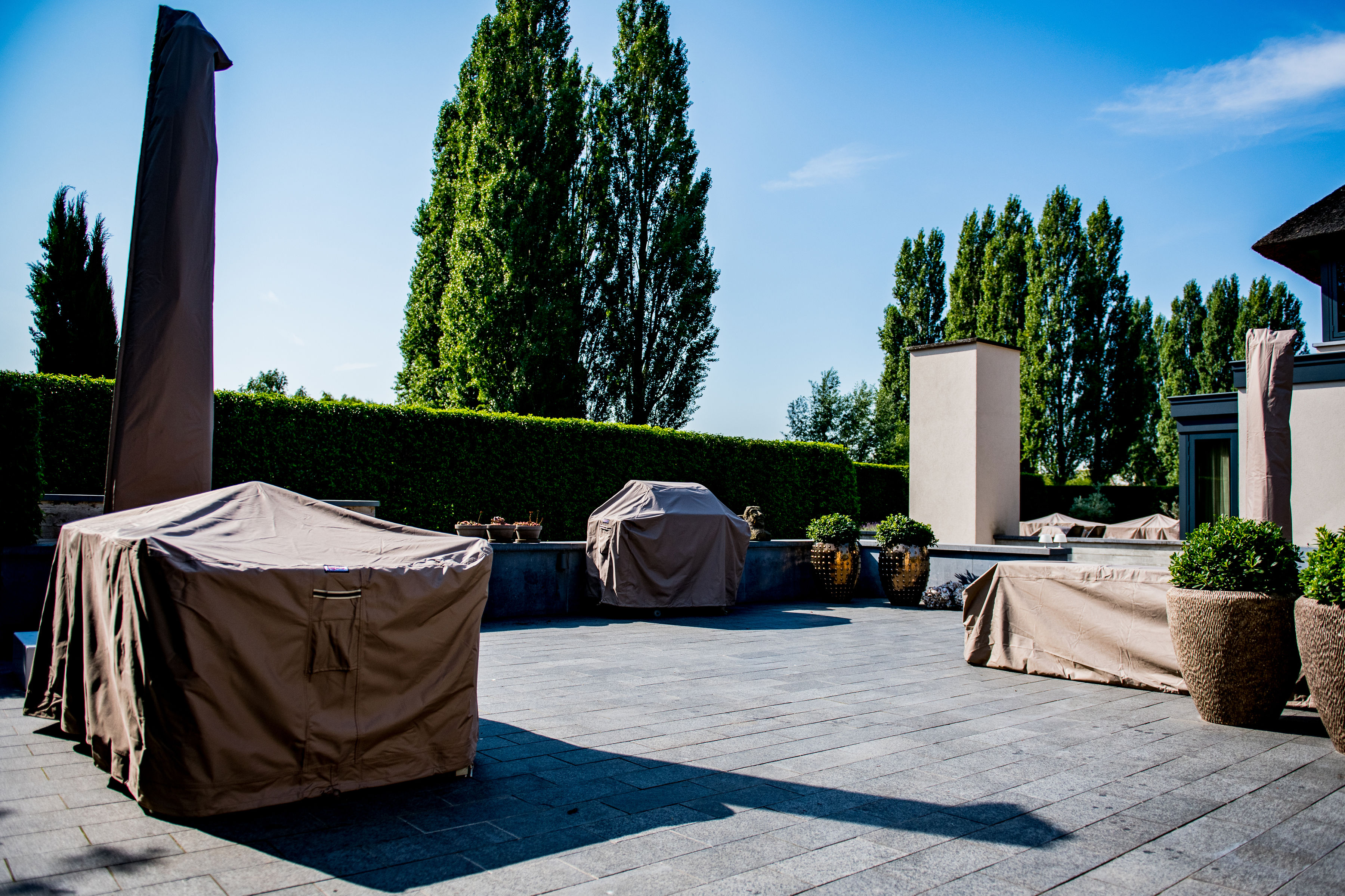Raffles-sfeer Raffles Covers beschermhoezen sfeerfoto 220 x 220 x 90 H: 70 cm