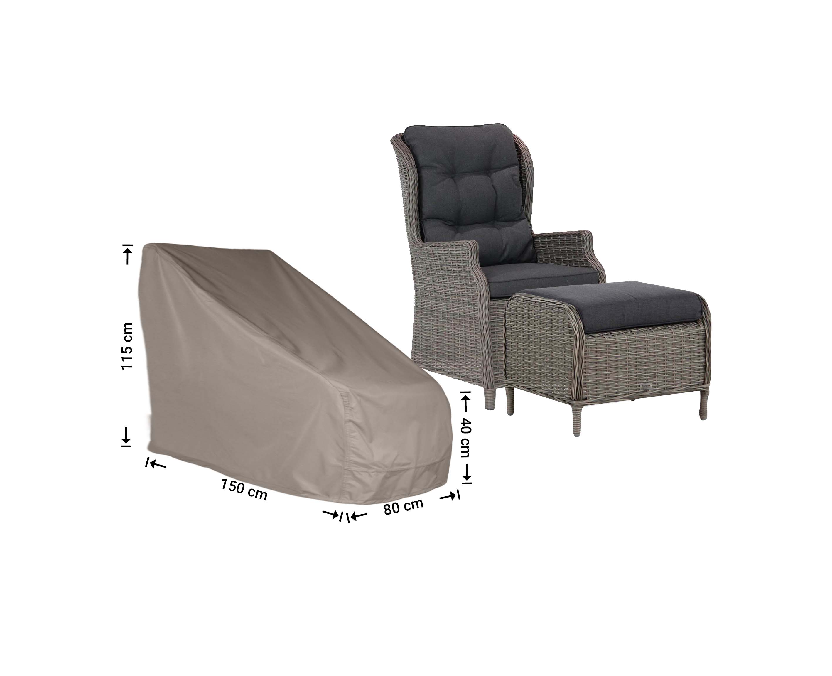 RADJC150_hoes-afmeting-meubelq9r9fUQKbSVxw Overtræk til havestol med høj ryg 150 x 90 H: 115/65 cm
