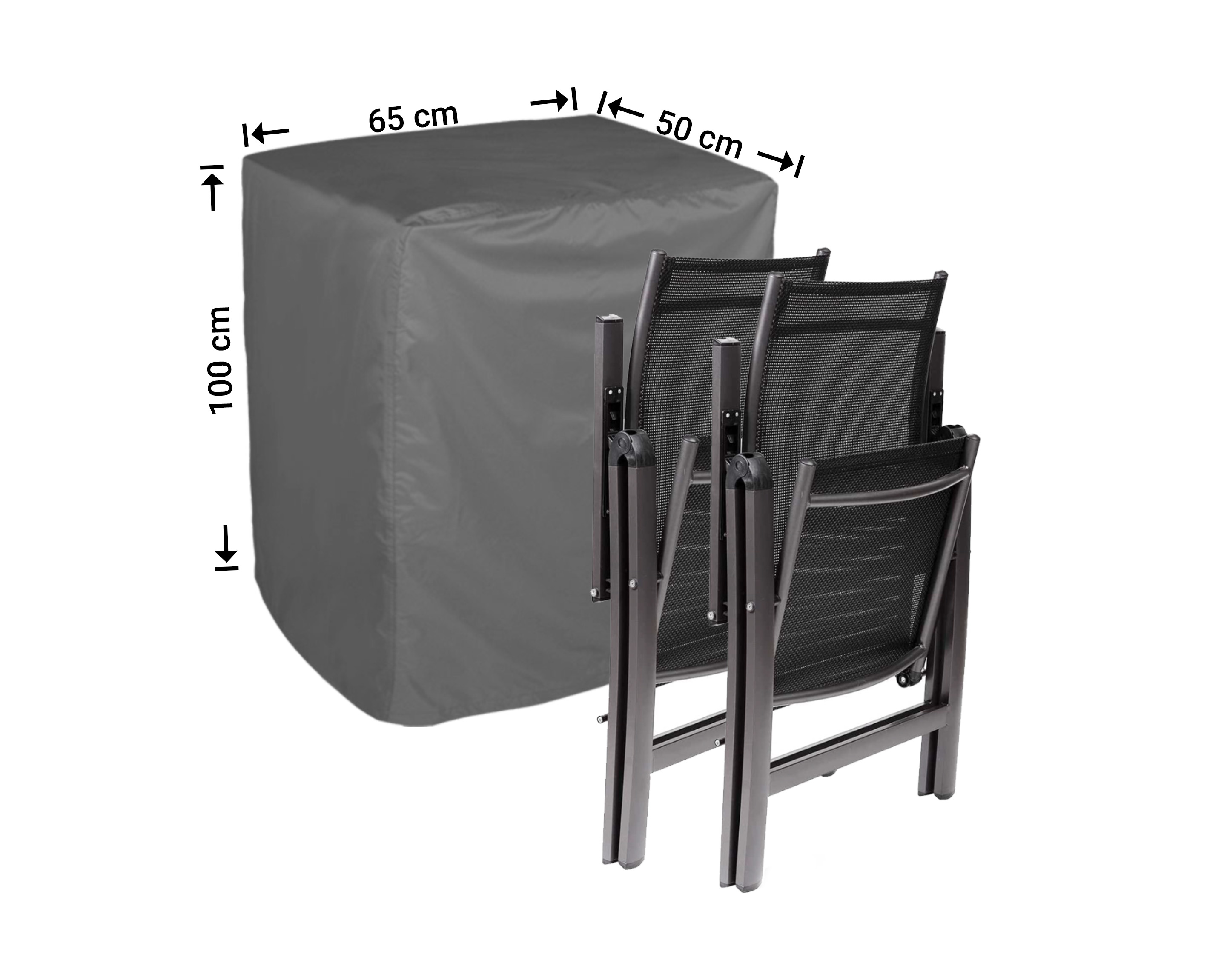 Raffles Covers overtræk til sammenklappede justerbare havestole