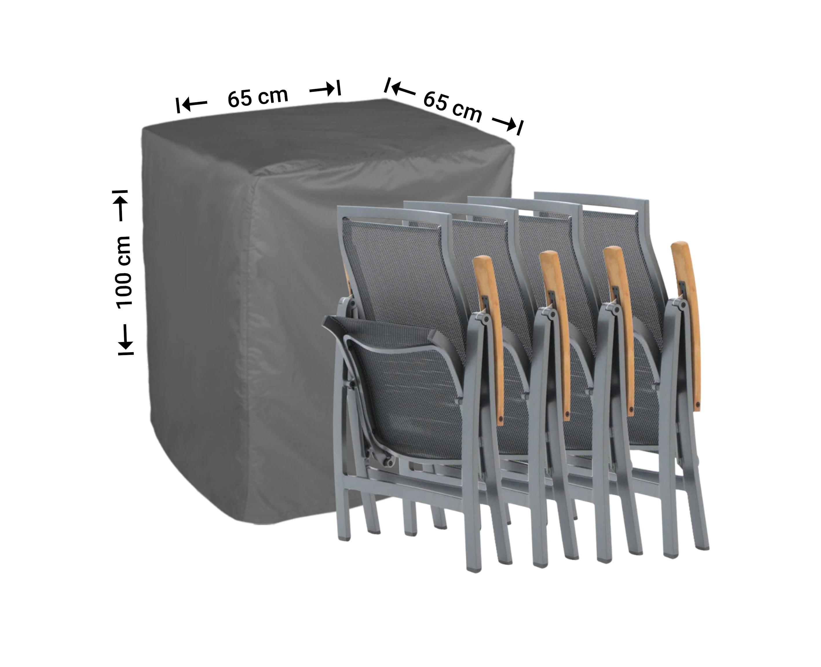 Raffles Covers overtræk til sammenklappede justerbare havestole