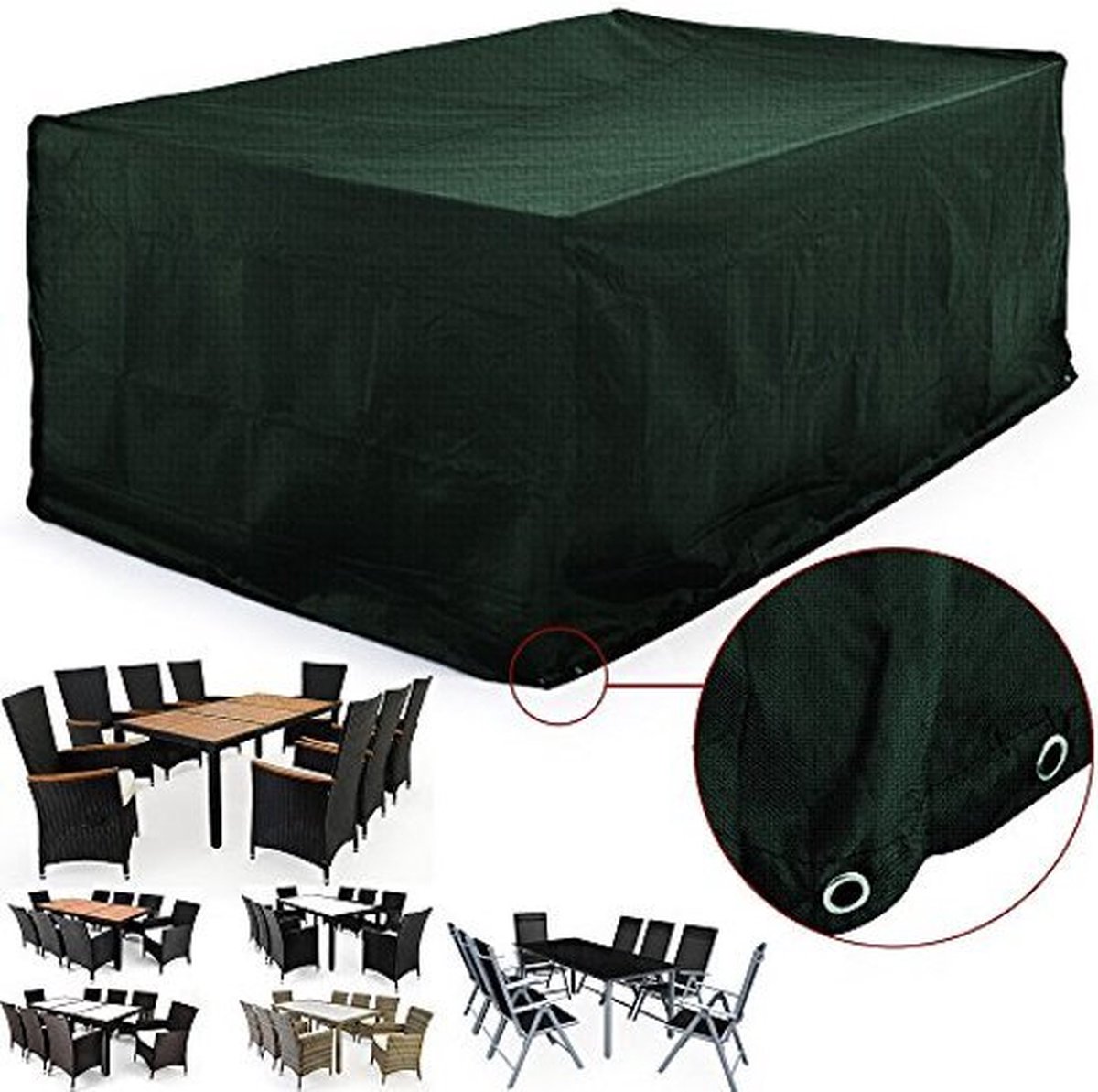 Overtræktil havemøbler 308 x 138 H: 89 cm