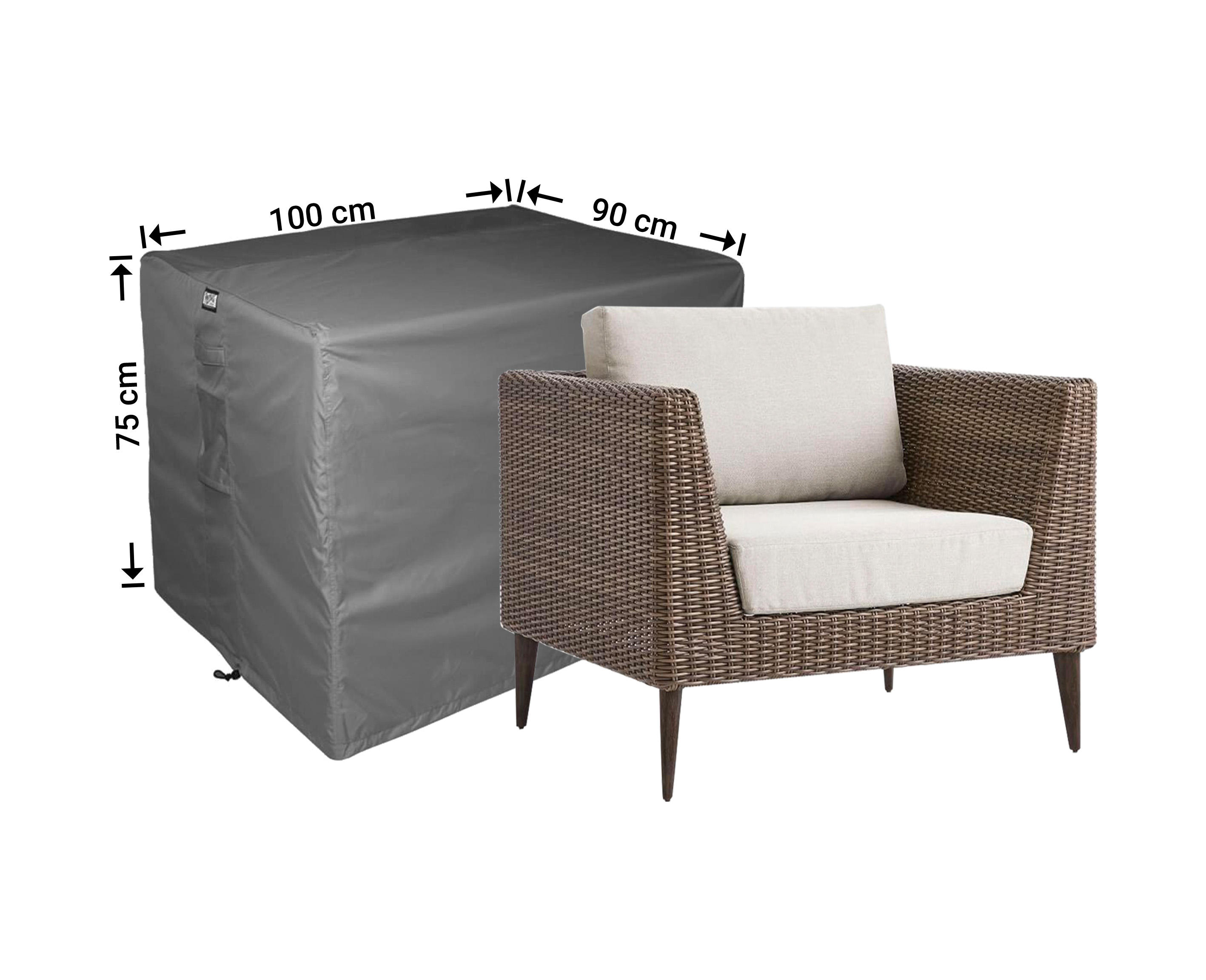 Raffles Covers loungestol overtræk