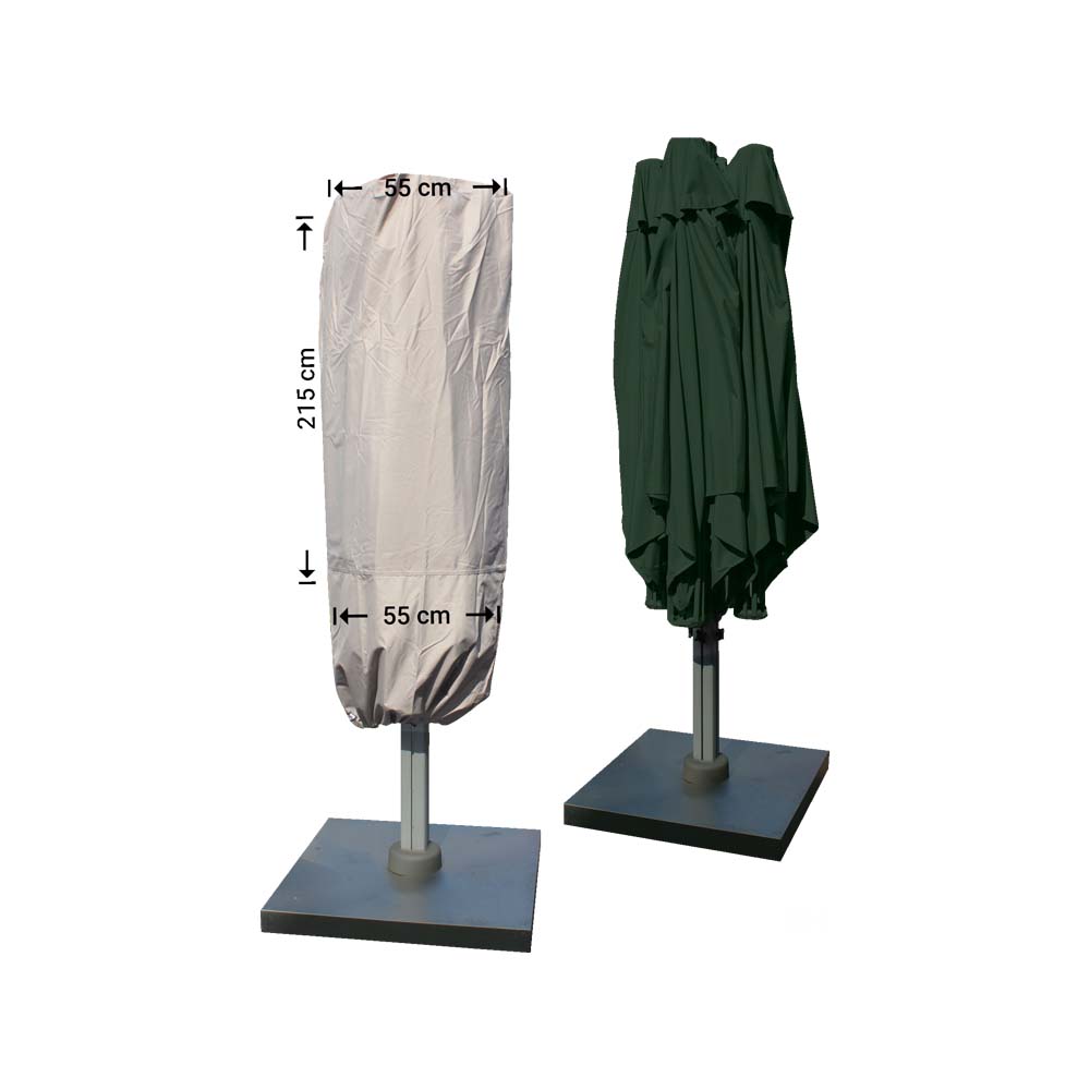 RUSQuatroP658FkFVG5xzfjL Hoes voor P6 horecaparasol met 4 doeken hoogte 215 cm