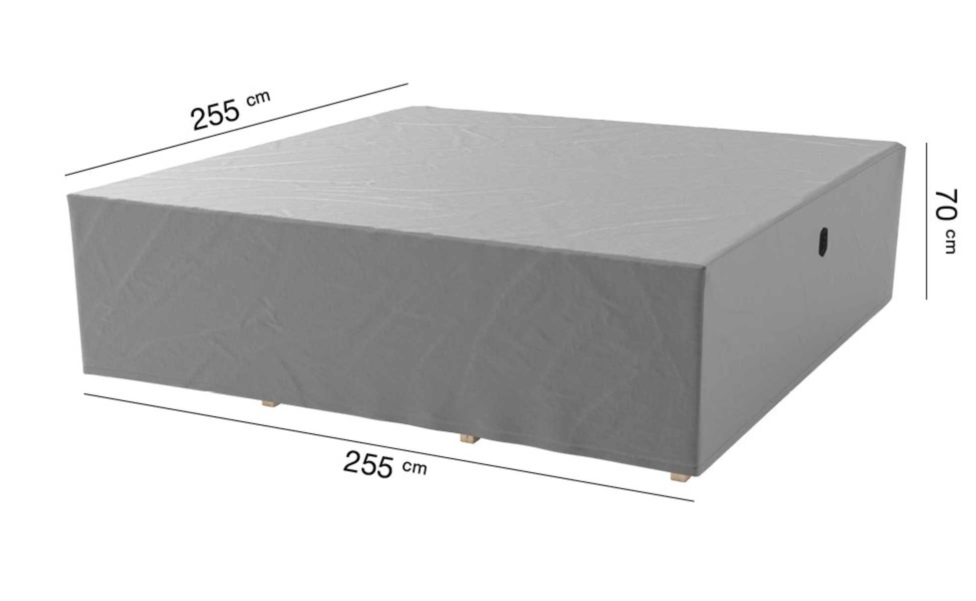 Hoes voor loungeset 255 x 255 H: 70 cm