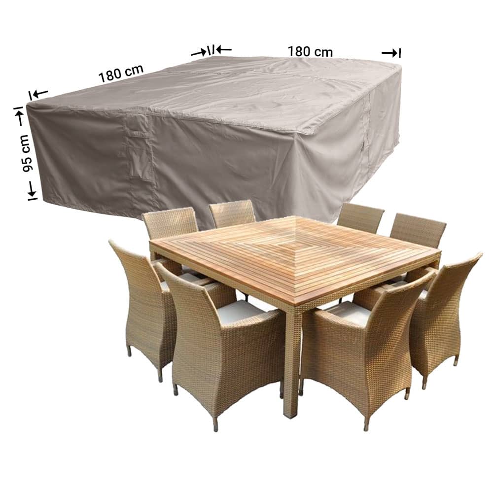 RDS180180-completetdjsnKbY5VGj5 Overtræk til havemøbler 180 x 180 cm H: 90 cm
