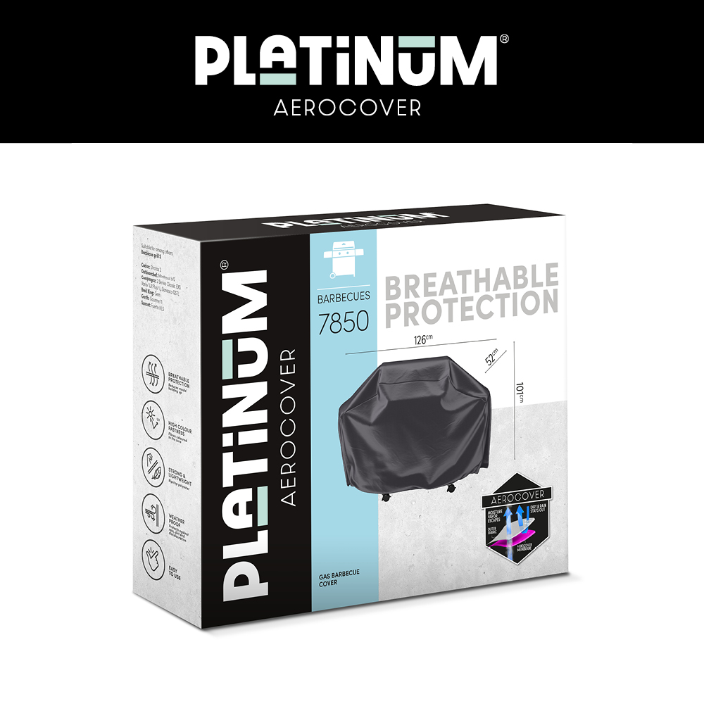 Grill cover 126 x 52 H: 101 cm Grill cover 126 x 52 H: 101 cm