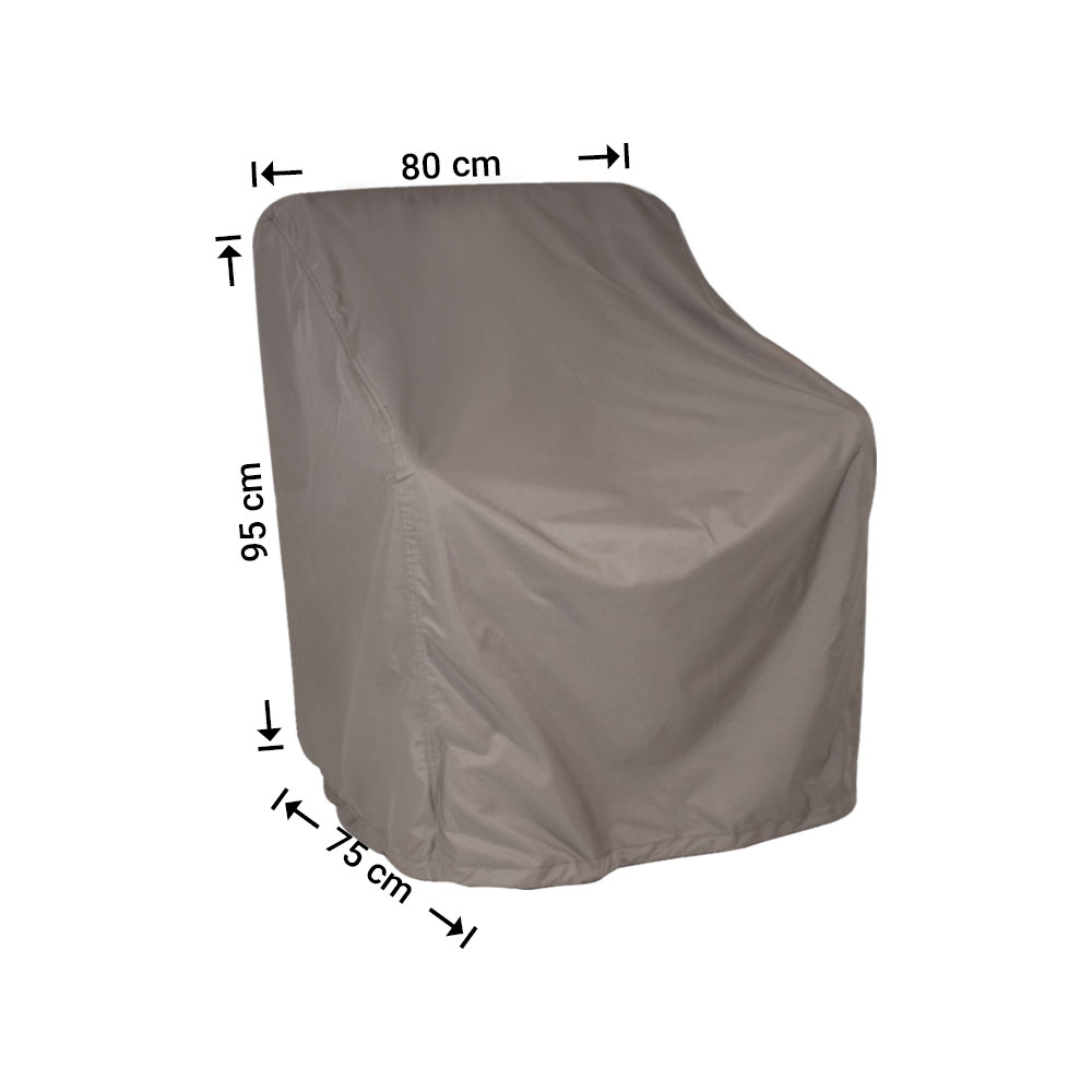RTGC80 Tuinstoel hoes 80 x 75 H: 95/65 cm
