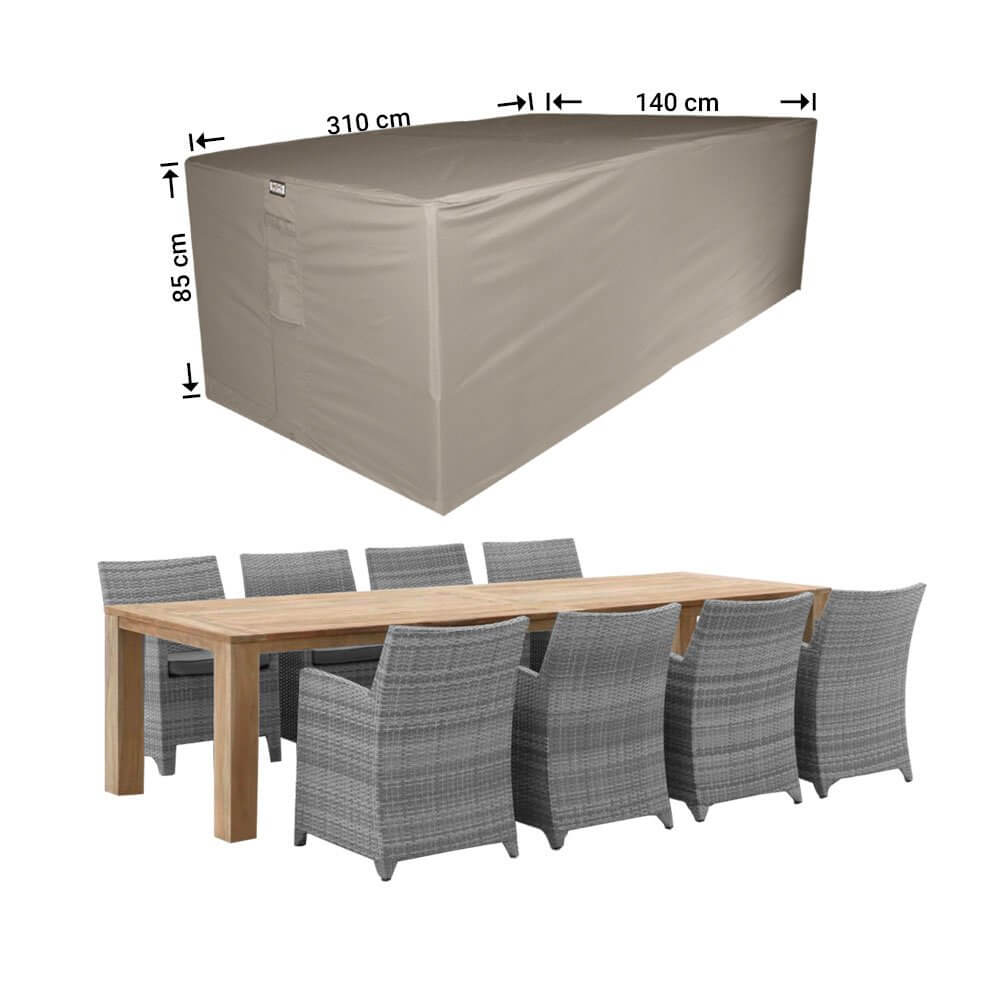 rds310140-completeFaFExYasjqzB1 Rektangulær overtræk til store havemøbler 310 x 140 H: 85 cm