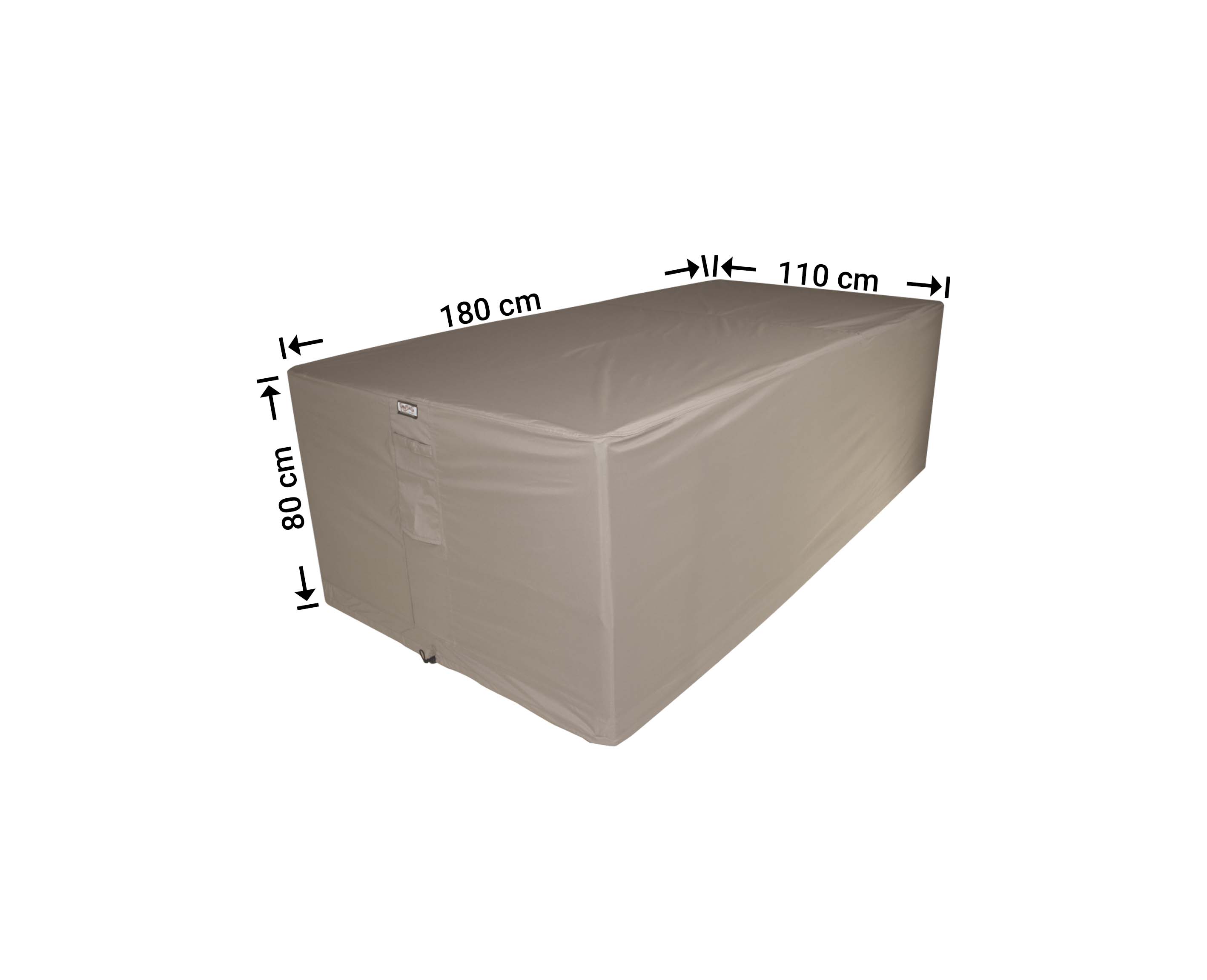 RDS180110_blanco Beschermhoes voor tuinset 180 x 110 H: 80 cm