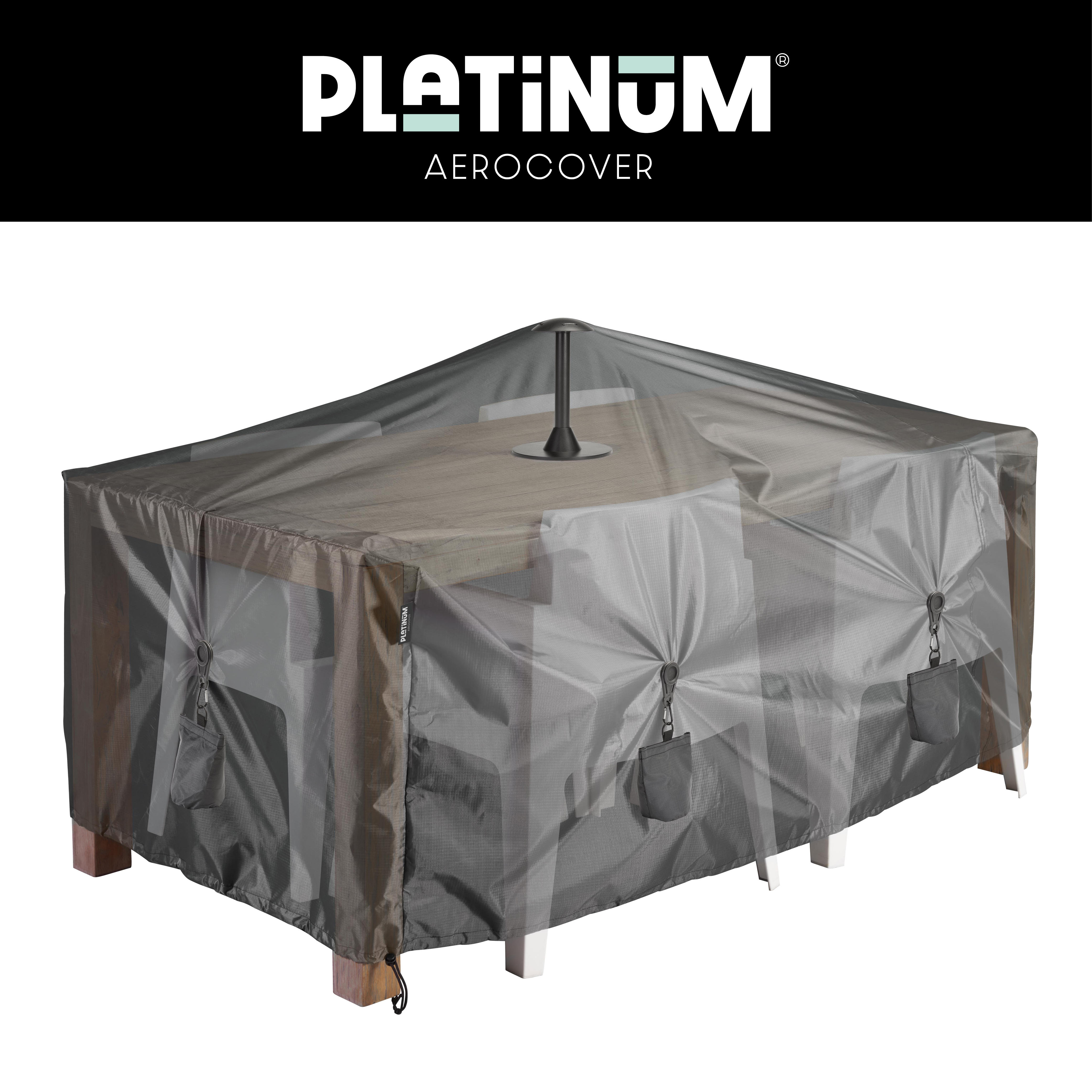 Detail van platinum AeroCover Zandzakjes