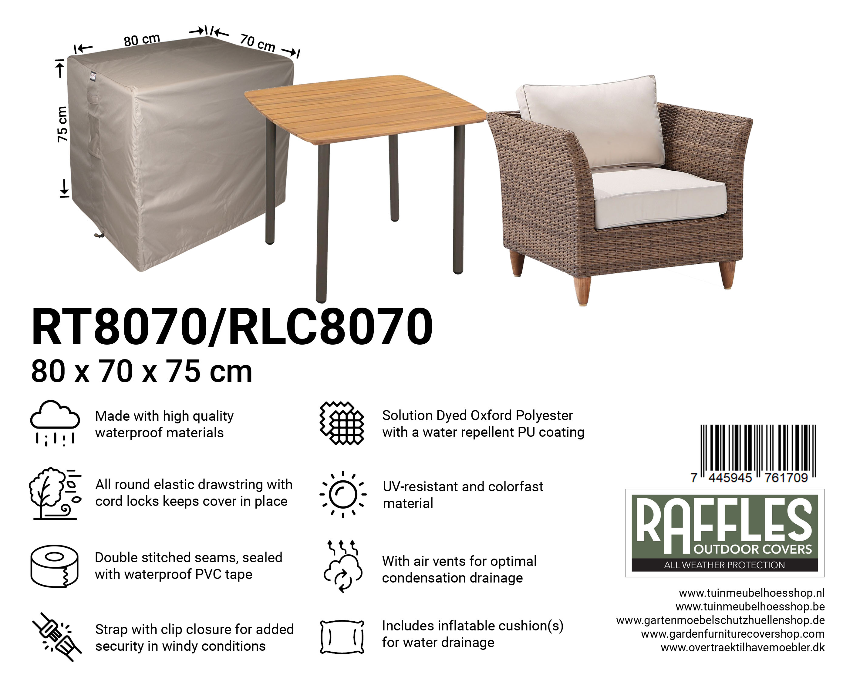 RT8070-RLC8070_7445945761709-7445945761761oQeBZyxj0zLyS Loungestol dække 80 x 70 H: 75 cm