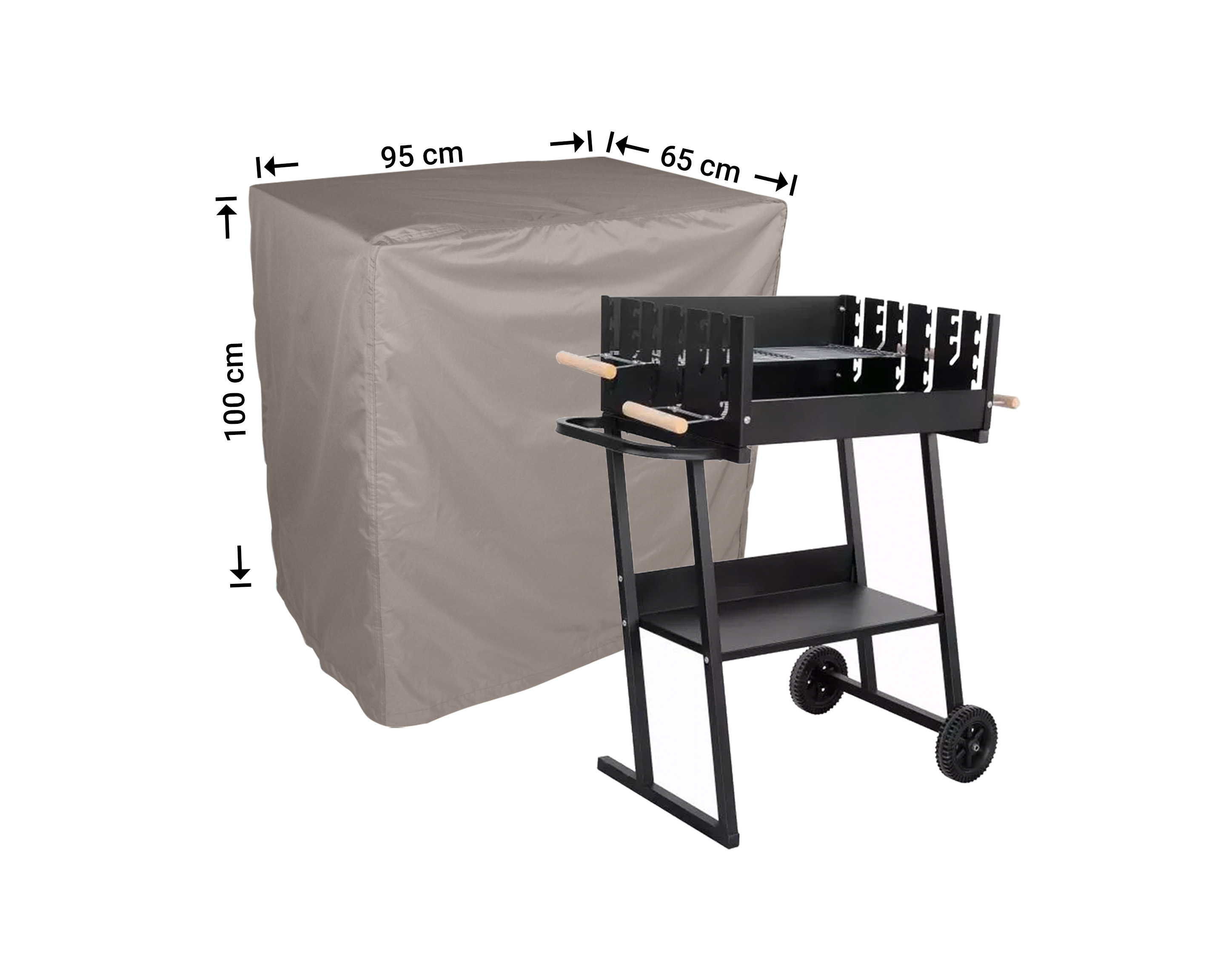 Overtræk til havestole 95 x 65 H: 100 cm