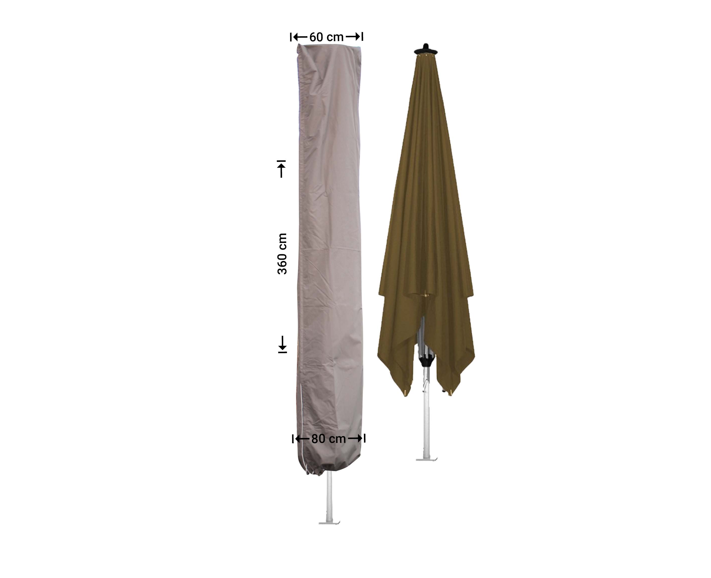 Overtræk til markedsparasol H: 360 cm Overtræk til markedsparasol H: 360 cm