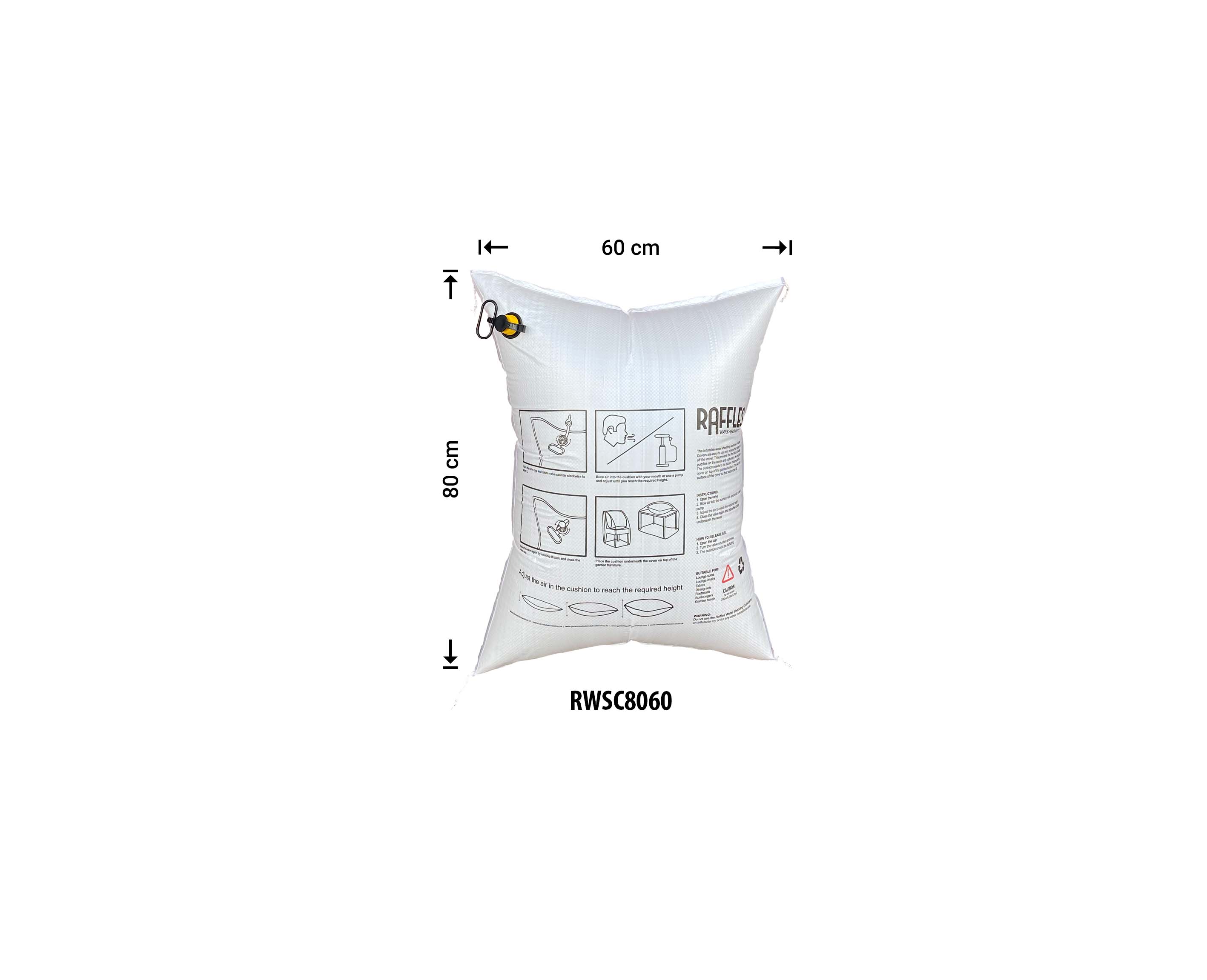 Water Shedding Cushion 80 x 60 cm - RWSC8060