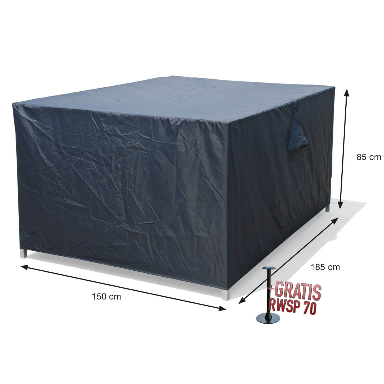 70802-hoes-voor-tuin-set-tafel-met-stoelen-180-cmGRNp1bCFGckp9 Havemøbel overtræk til bord og stole 185 x 150 H: 85 cm