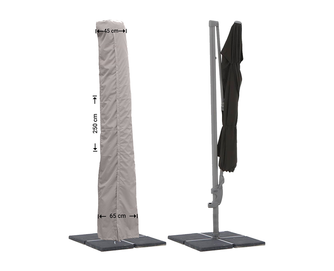 Raffles Covers overtræk til lige hængeparasol