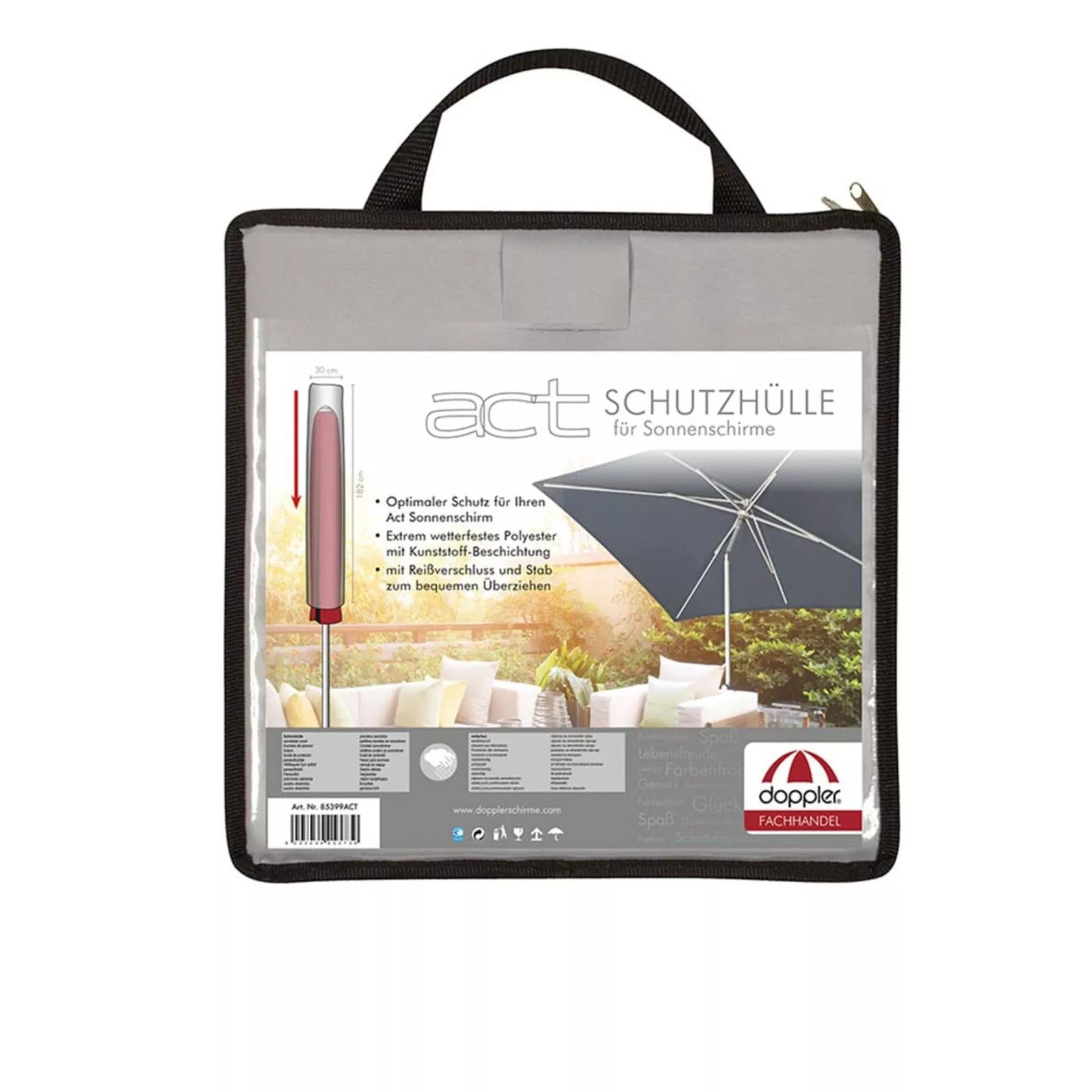 Overtræk til parasol H: 182 cm